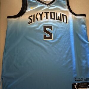 Nike Blue Basketball Jersey with Number 5